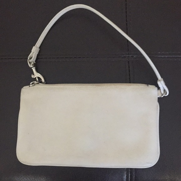 Cream Coach wristlet - Picture 2 of 5